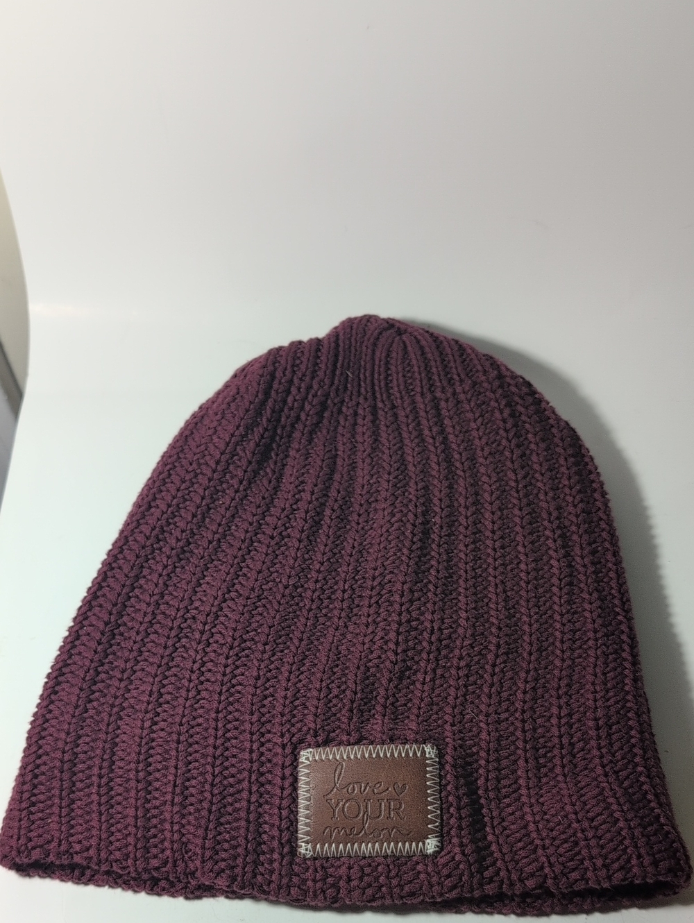 Love Your Melon Men's Maroon Knit Beanie